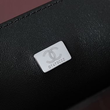 2.55 Black 24cm Chanel 37586.2