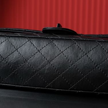 2.55 Black 24cm Chanel 37586.2