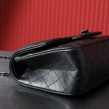 2.55 Black 24cm Chanel 37586.2