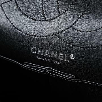 2.55 Black 24cm Chanel 37586.2
