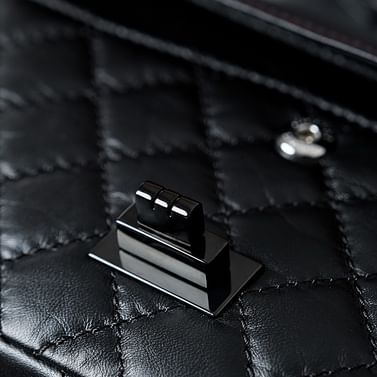 2.55 Black 24cm Chanel 37586.2