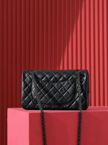 2.55 Black 24cm Chanel 37586.2