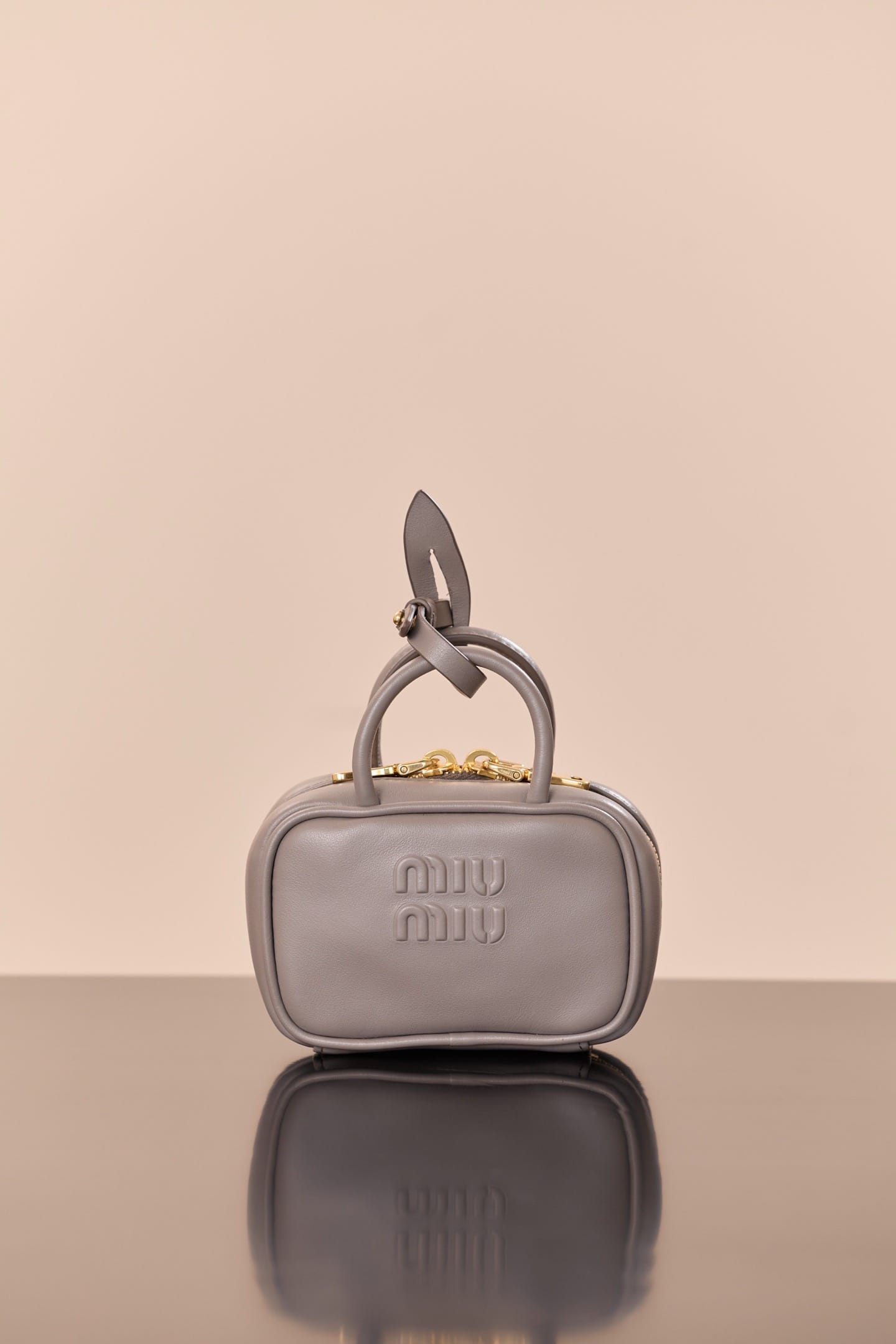 Leather micro bag Miu Miu 5NR036.2