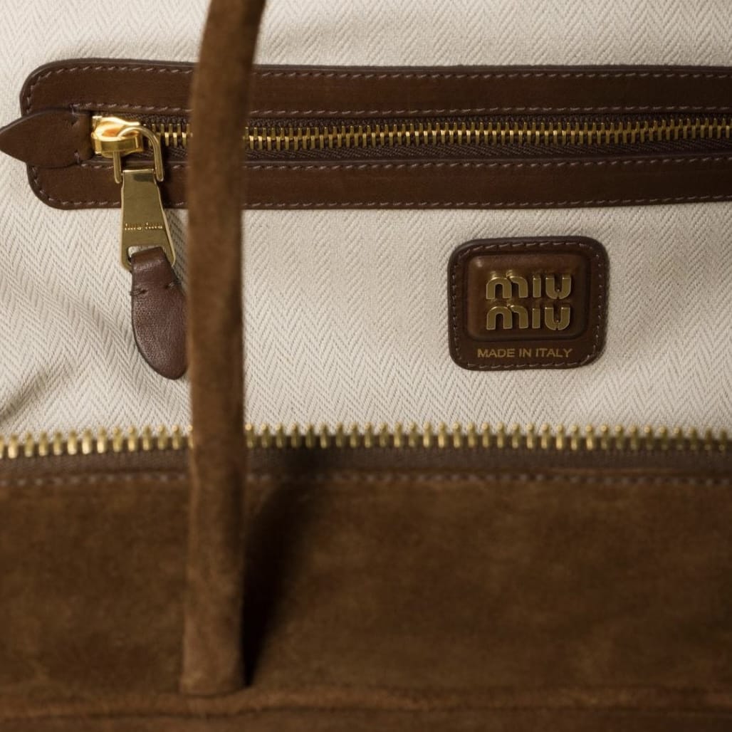 Suede Beau bag Miu Miu 5BB117 (оригинал)