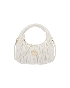 Wander matelasse nappa leather hobo bag Miu Miu 5BC125.2 (оригинал) Wander matelasse nappa leather hobo bag Miu Miu 5BC125.2 (оригинал)