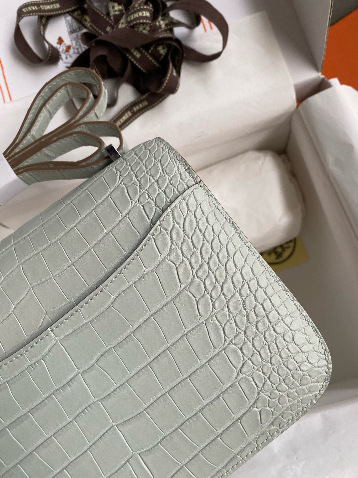 Constance croco 19cm Hermes HConCroco.1