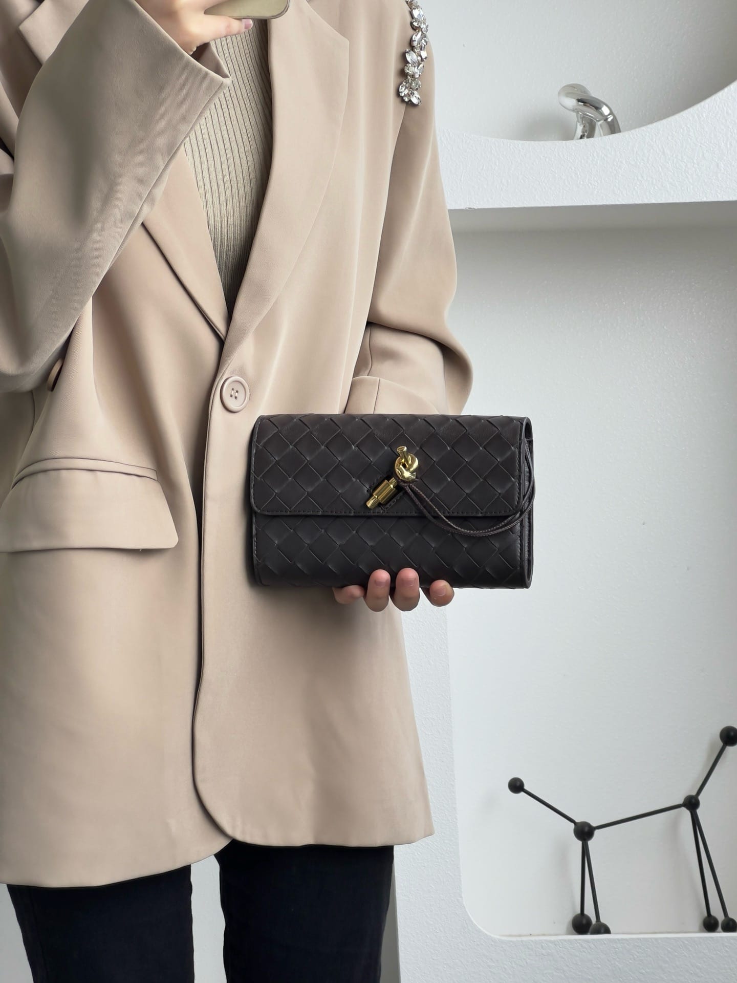 Andiamo clutch mini Bottega Veneta 741504.5