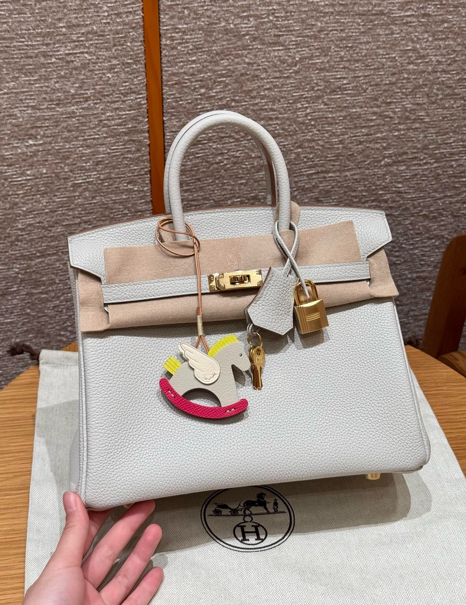 Birkin Hermes Togo M4/Girs pale gold