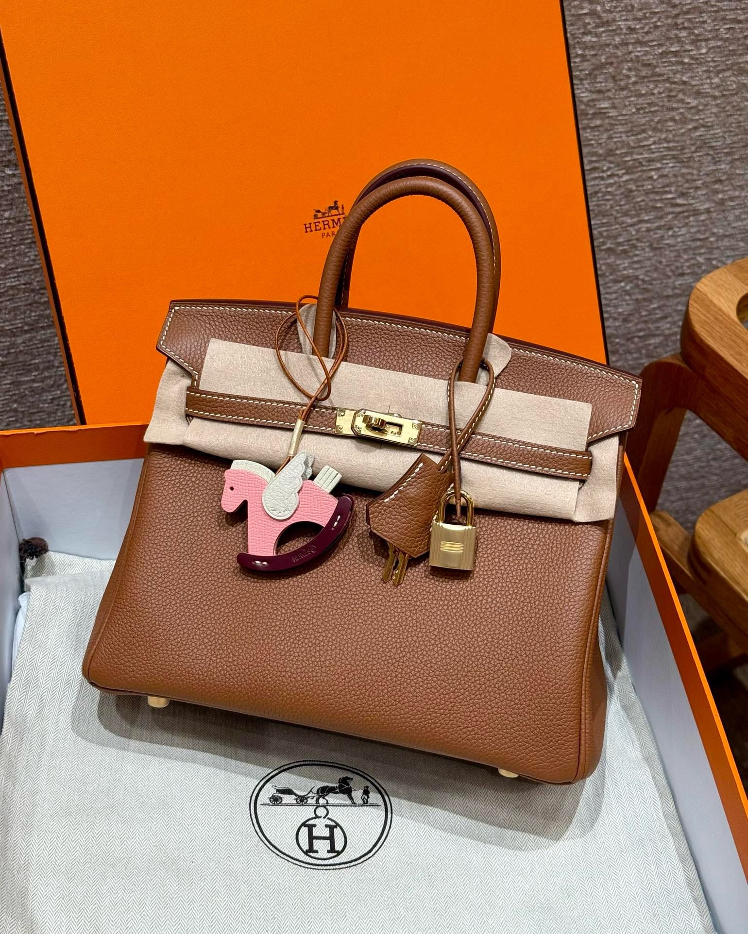 Birkin Hermes Togo 37/Gold gold