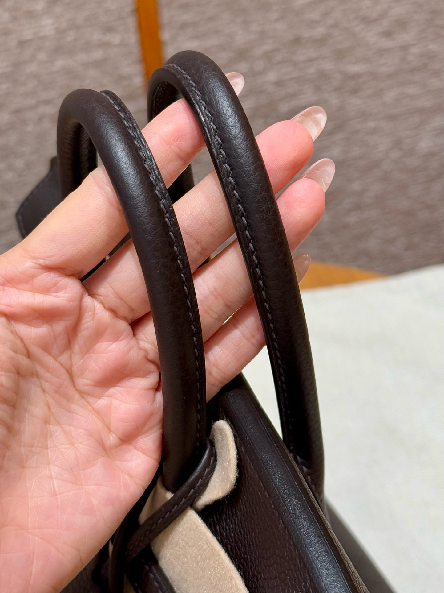 Birkin Hermes Togo 46/Ebene /37/gold silver