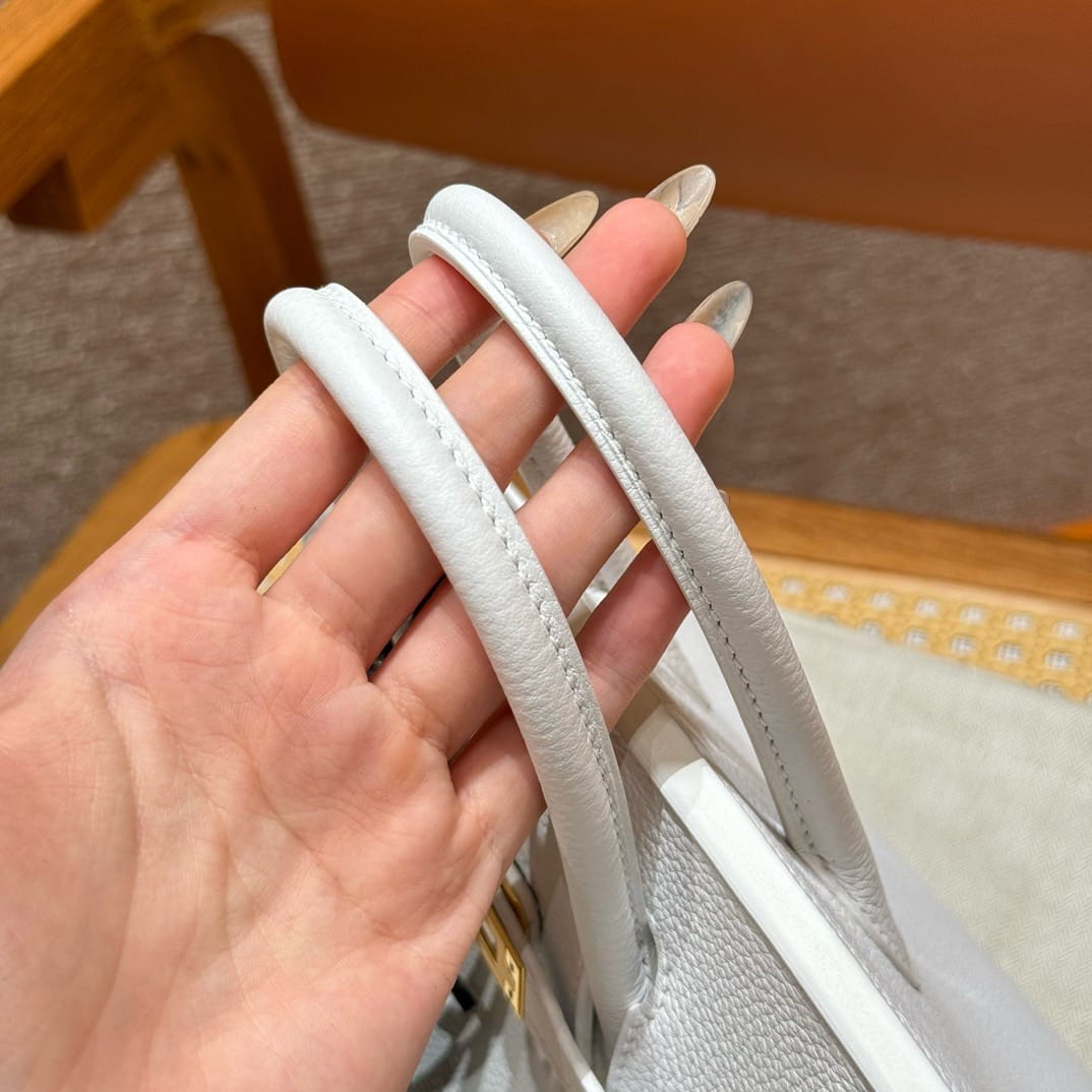 Birkin Hermes Togo 01/Blanc gold