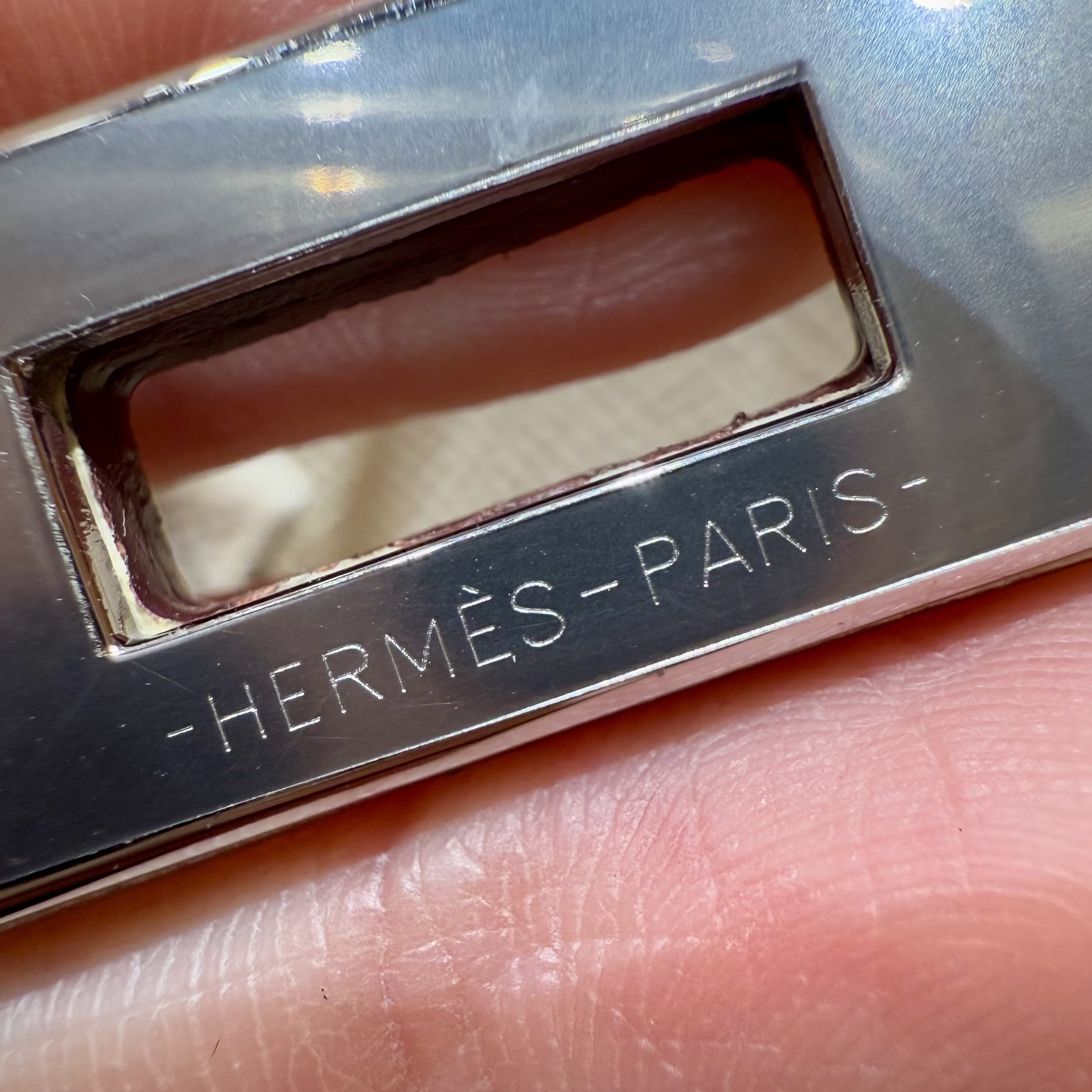 Birkin Hermes Epsom i2/nata silver