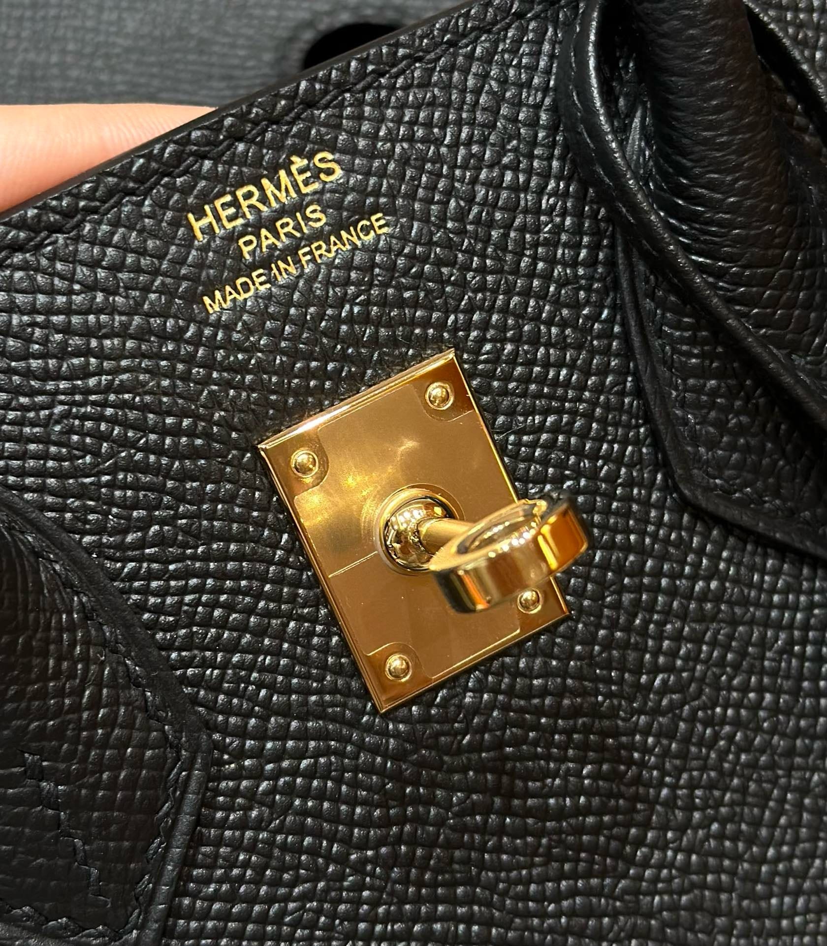 Birkin Hermes Epsom 89/noir gold