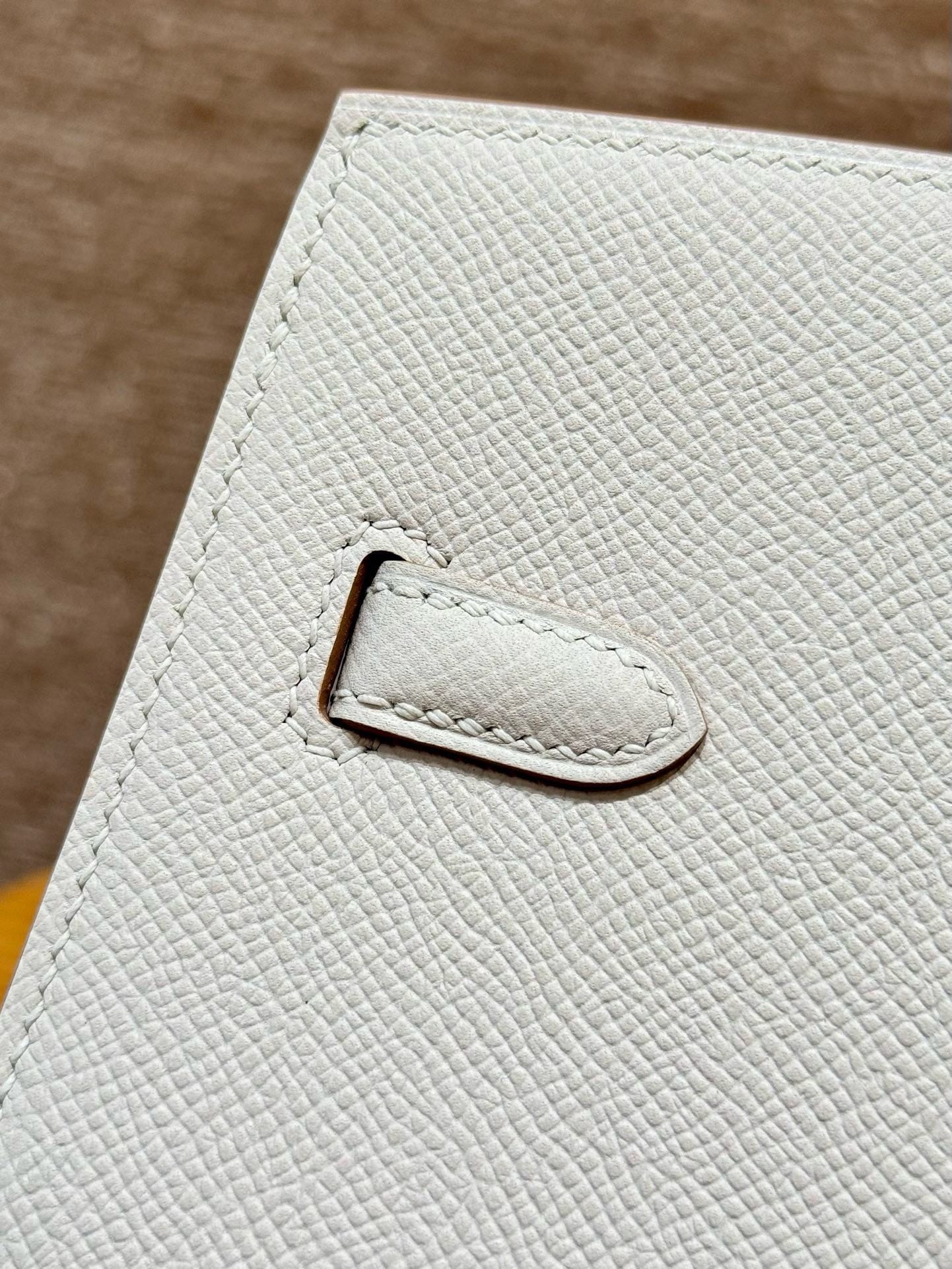 Birkin Hermes Epsom M4/Girs pale silver