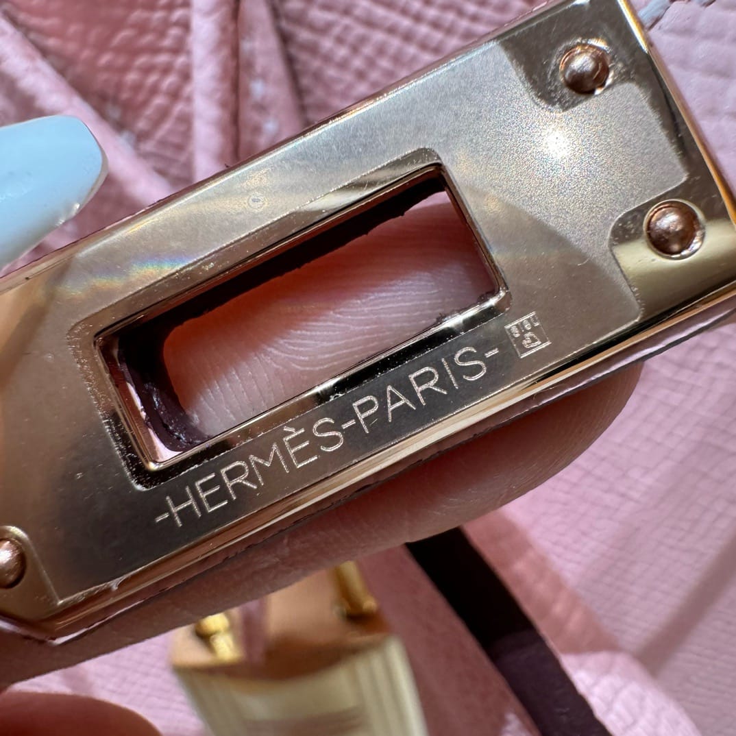 Birkin Hermes Epsom 3Q/Rose Sakura Rose gold