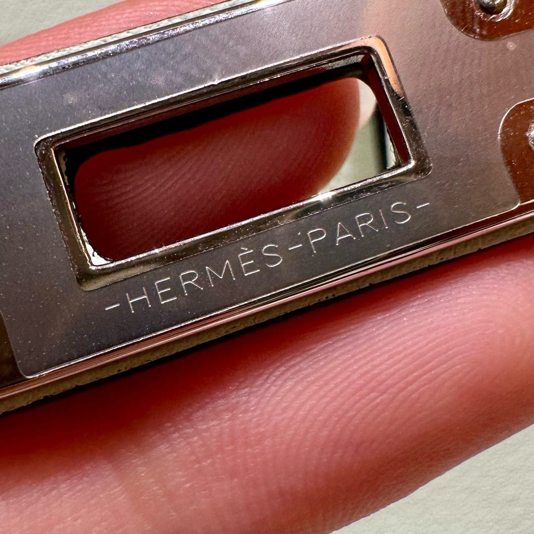 Birkin Hermes Swift 0S/Vert Fizz silver