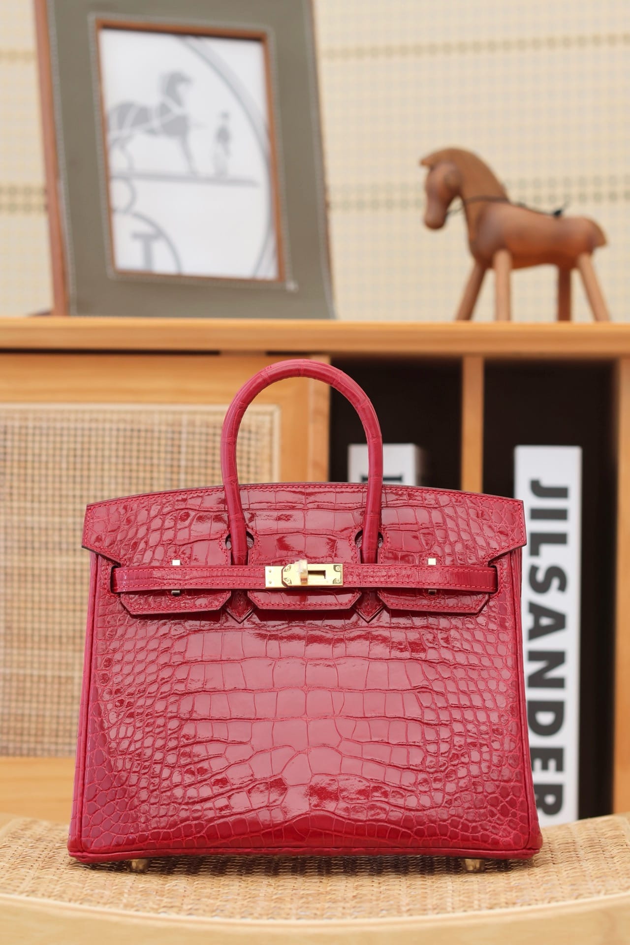 Birkin Croco Hermes BKН.123