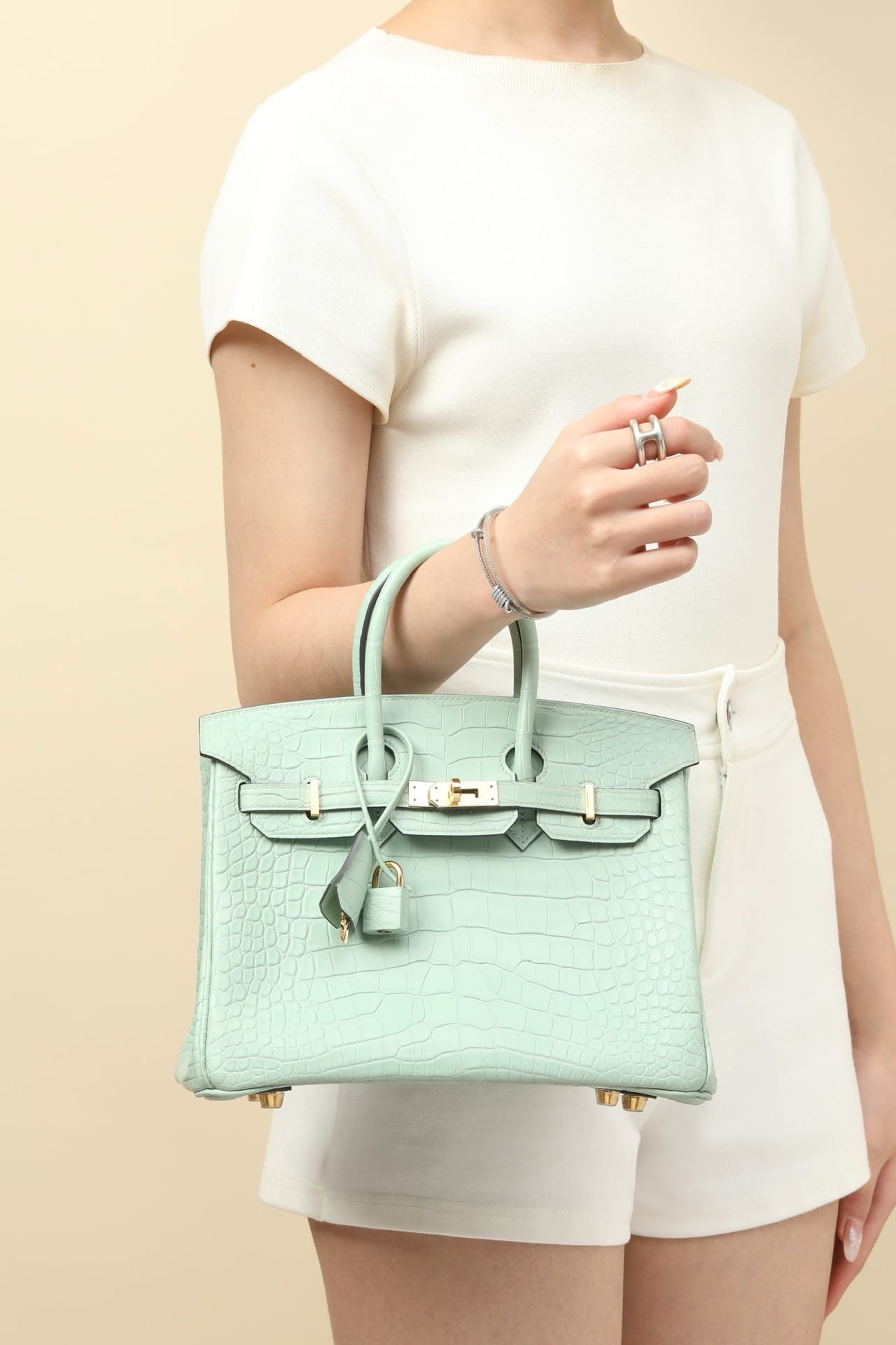 Birkin Croco Hermes BK6U.gold