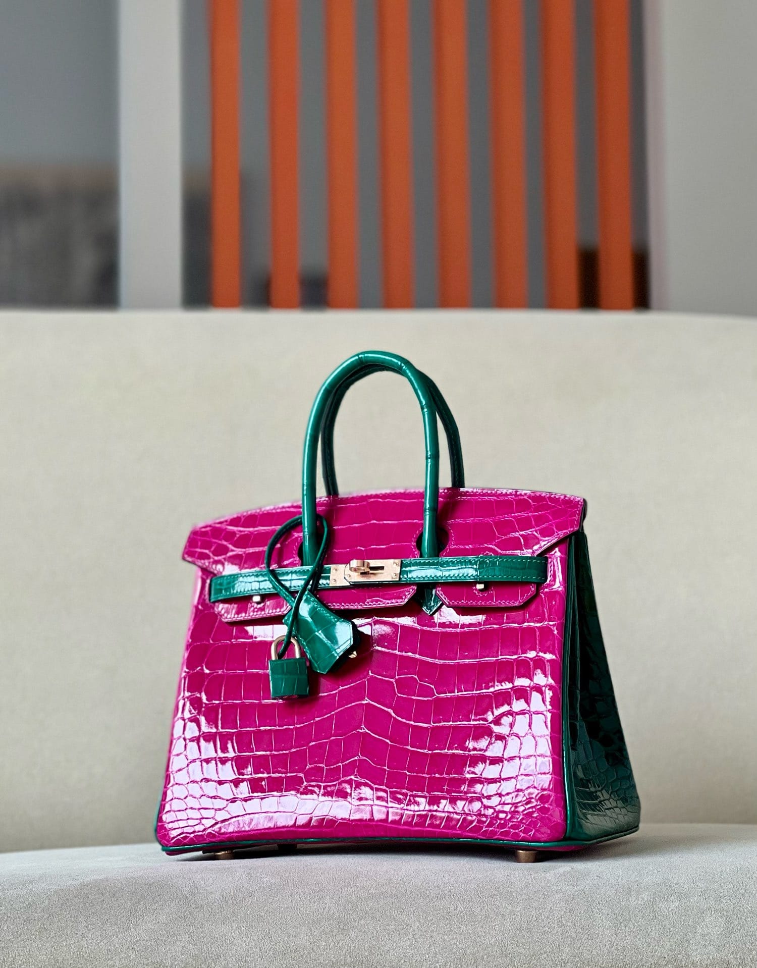 Birkin Croco Hermes 6Q/J5