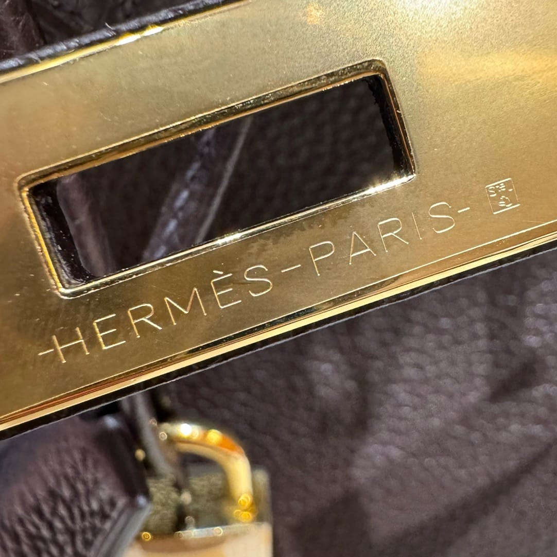 Birkin Hermes Togo 47/chocolate gold
