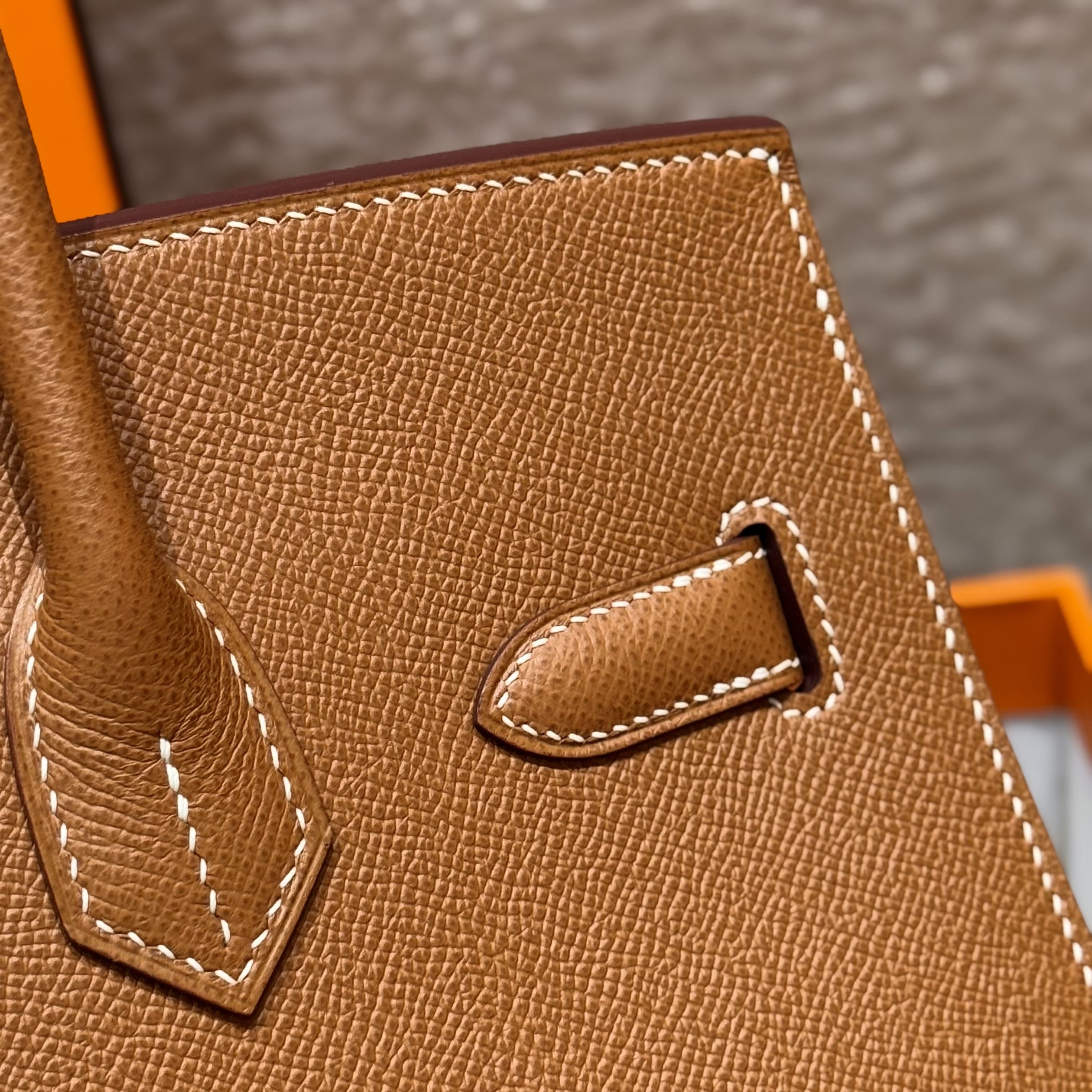 Birkin Hermes Epsom 37/Gold gold