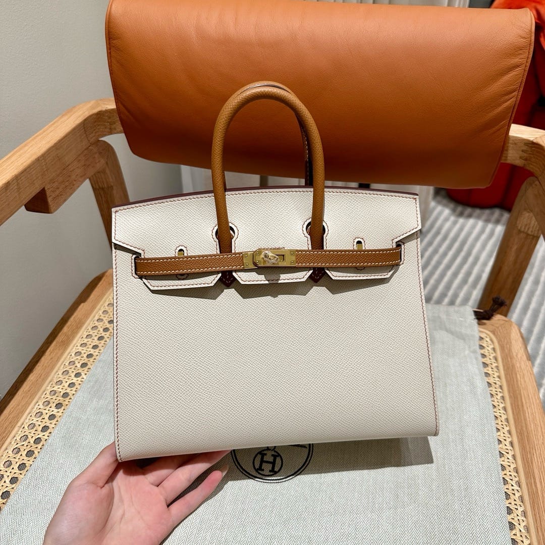 Birkin Hermes Epsom ck10/Craie/ck37/Gold gold