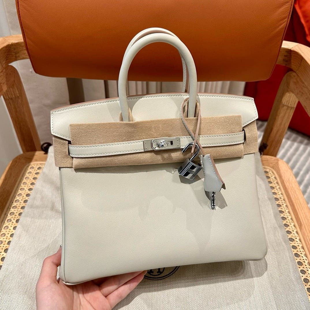 Birkin Hermes Swift 8L/Beton silver