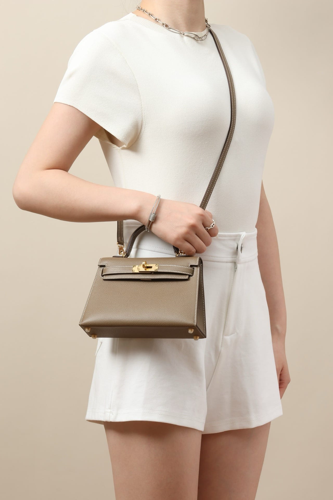 Kelly 19 Hermes Epsom CK19 Gold