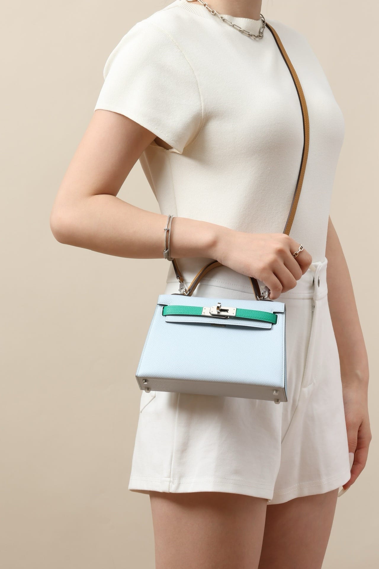 Kelly 19 Hermes Epsom TO/2S/06 Silver