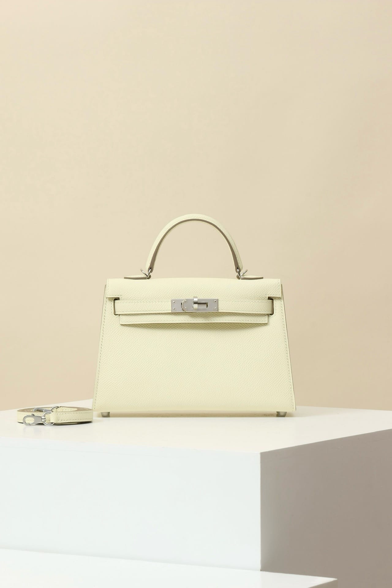 Kelly 19 Hermes Epsom L9 Silver