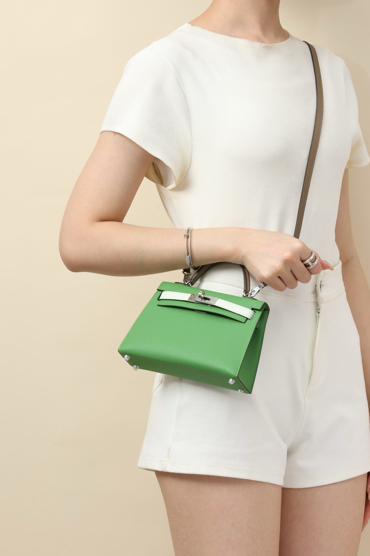 Kelly 19 Hermes Epsom A8/0S/CK18 Silver