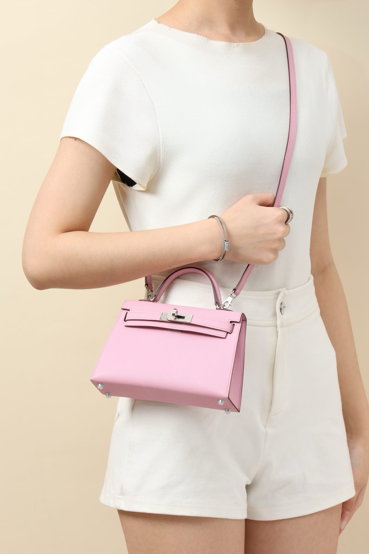 Kelly 19 Hermes Epsom X9 Silver