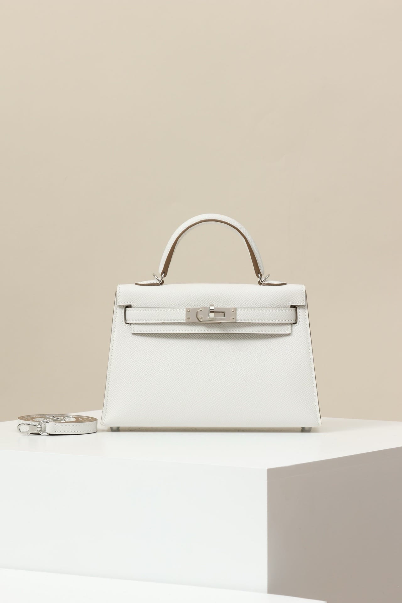 Kelly 19 Hermes Epsom M4 Silver