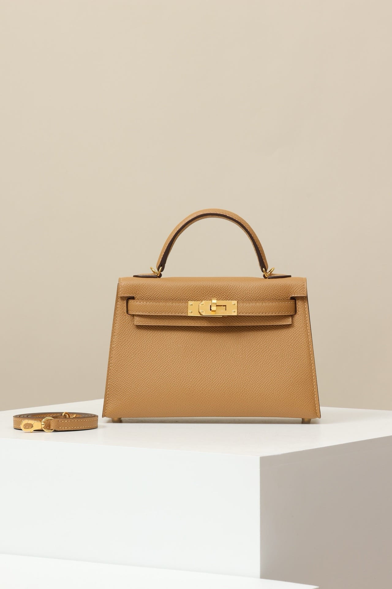 Kelly 19 Hermes Epsom OM Gold