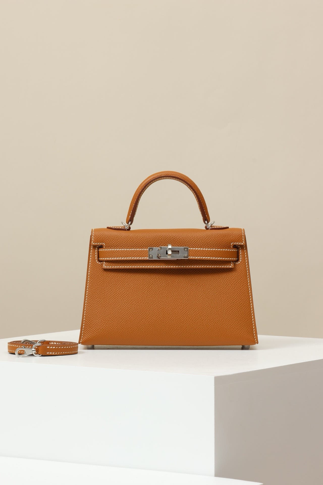 Kelly 19 Hermes Epsom CK37 Silver