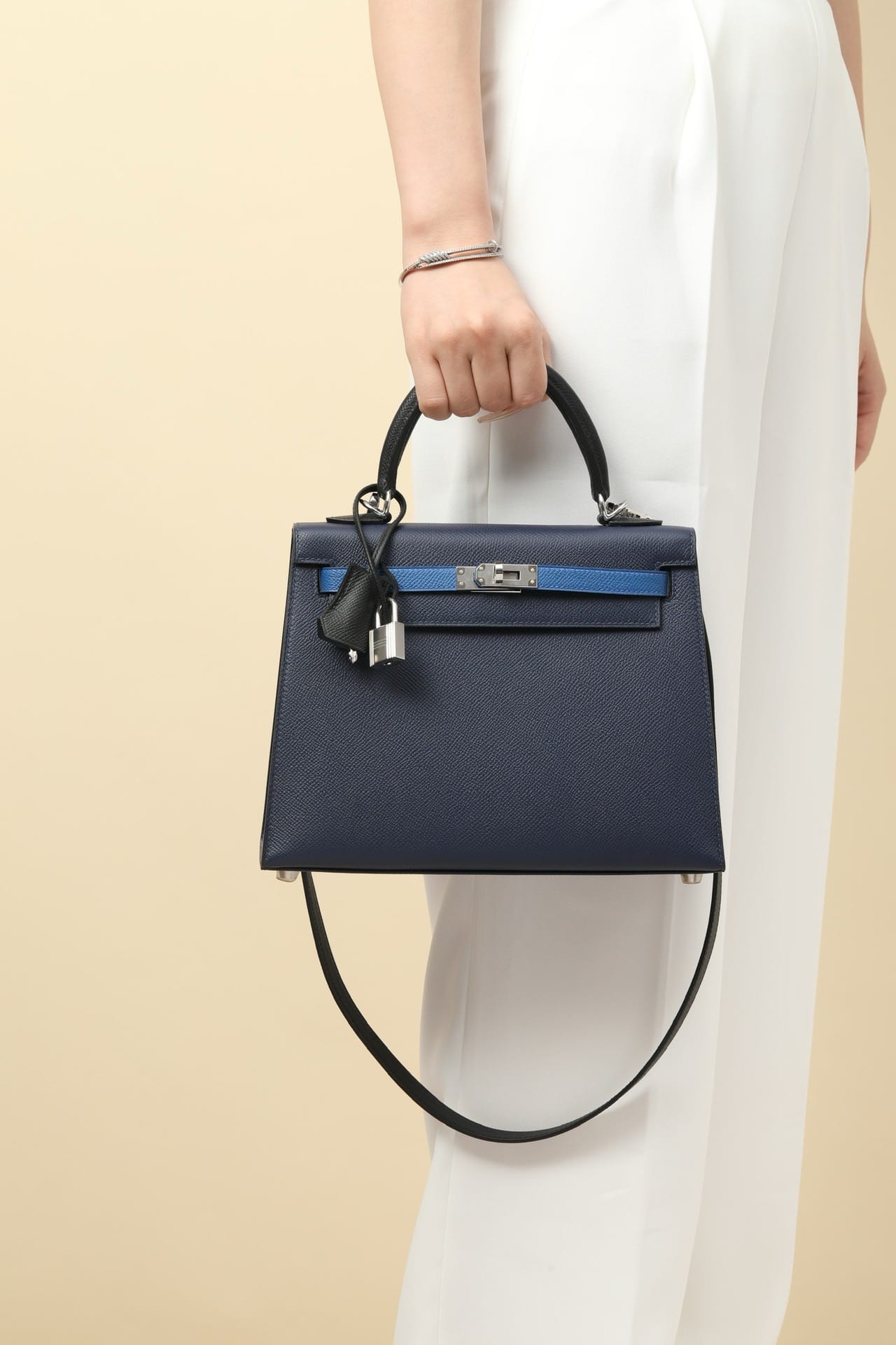 Kelly MultiColor Hermes Epsom 73/S4/CK89 silver