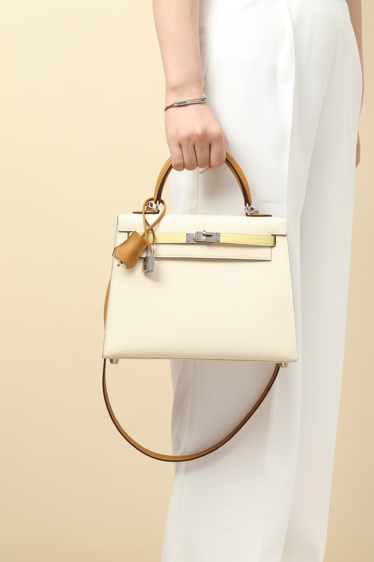 Kelly MultiColor Hermes Epsom L2/2S/1Z silver