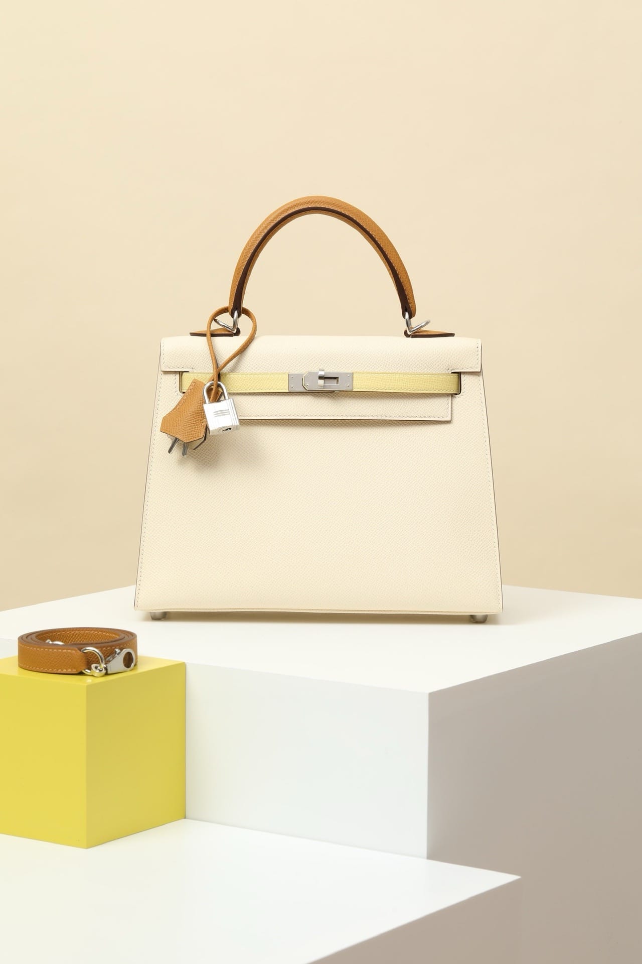 Kelly MultiColor Hermes Epsom L2/2S/1Z silver