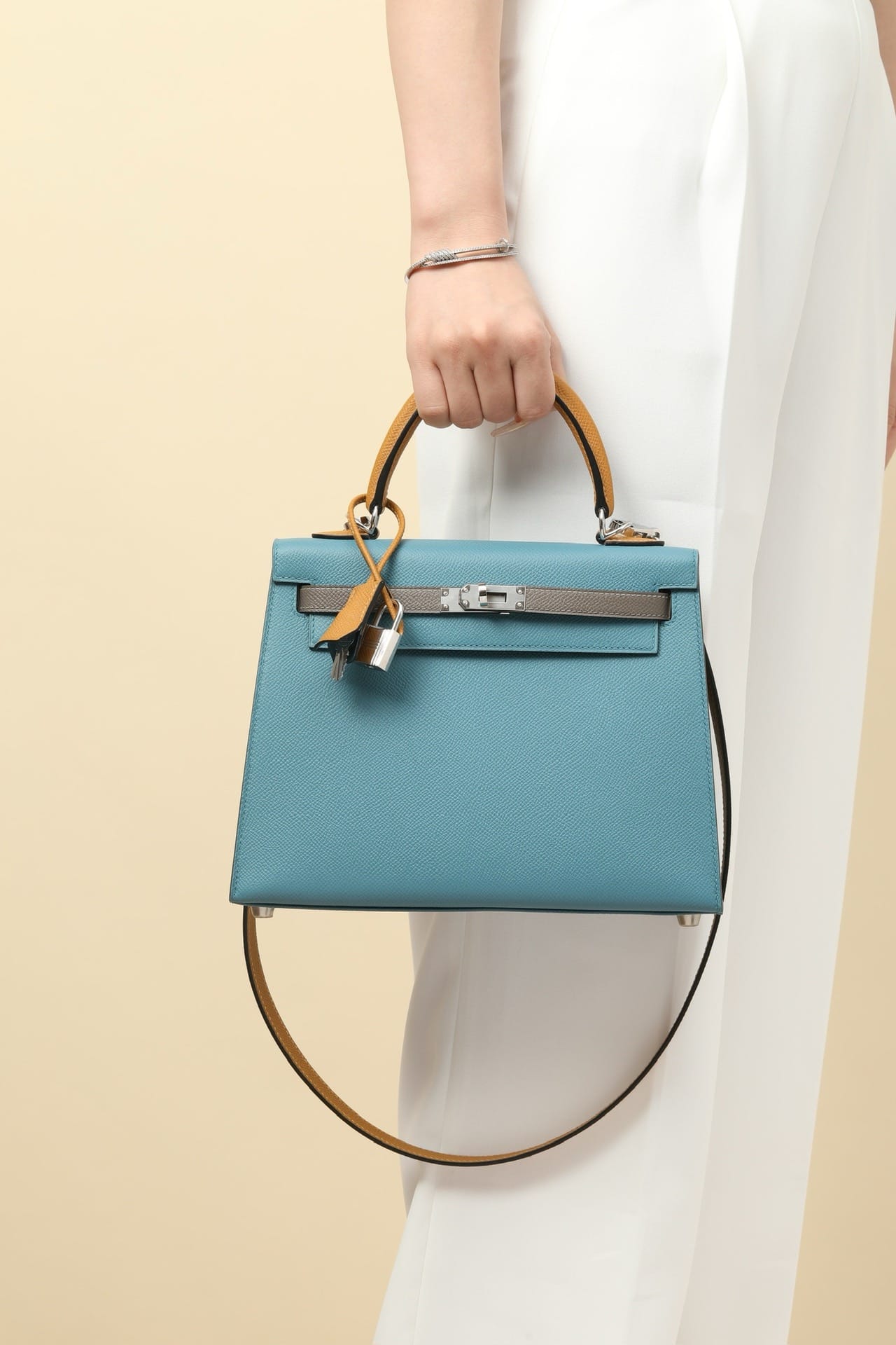 Kelly MultiColor Hermes Epsom D2/2S/8F silver