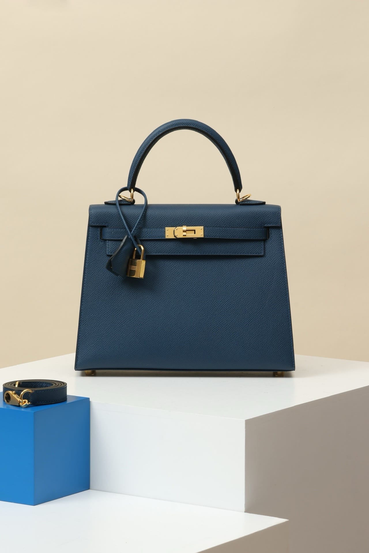 Kelly Hermes Epsom 7U gold