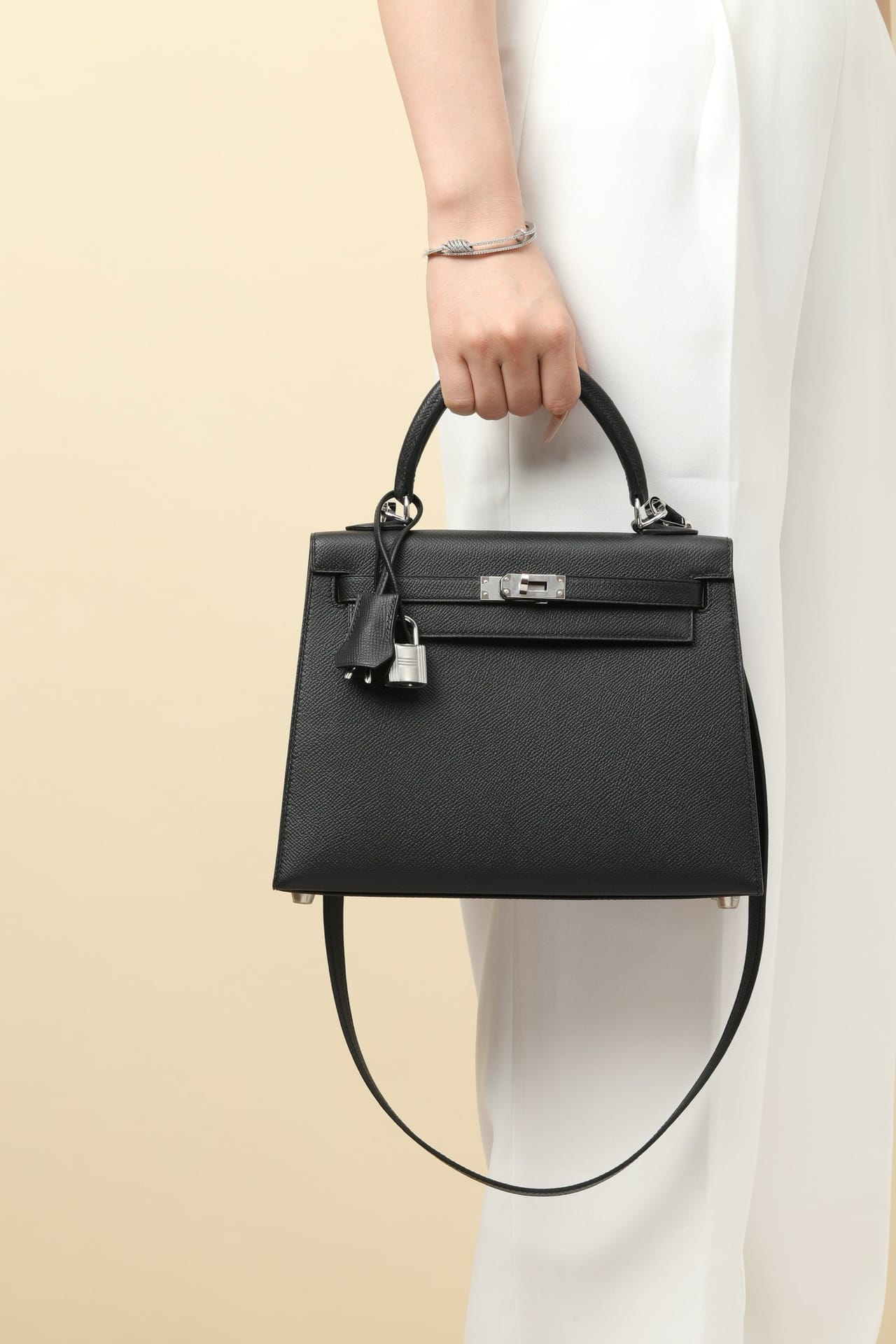 Kelly Hermes Epsom CK89 silver