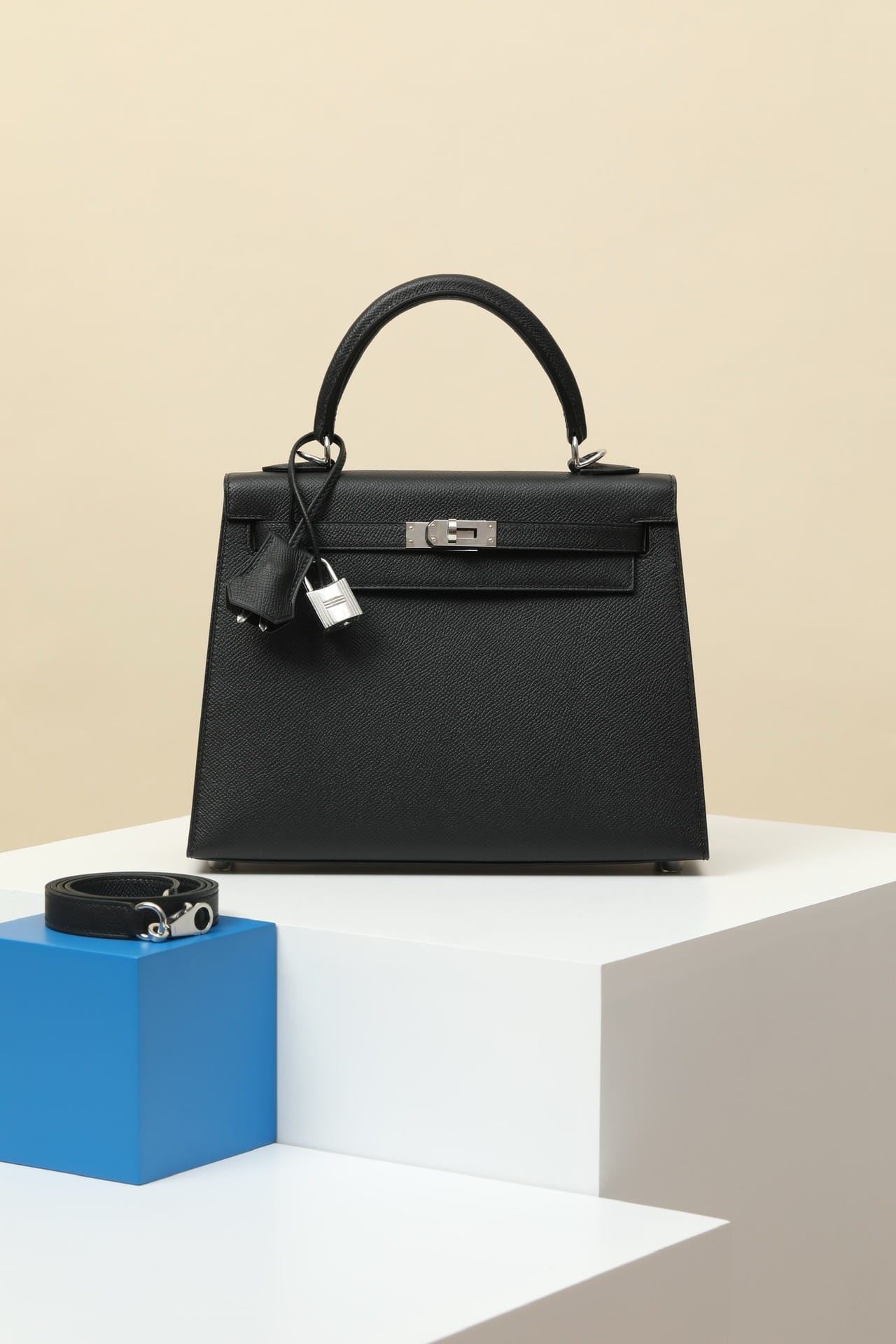 Kelly Hermes Epsom CK89 silver