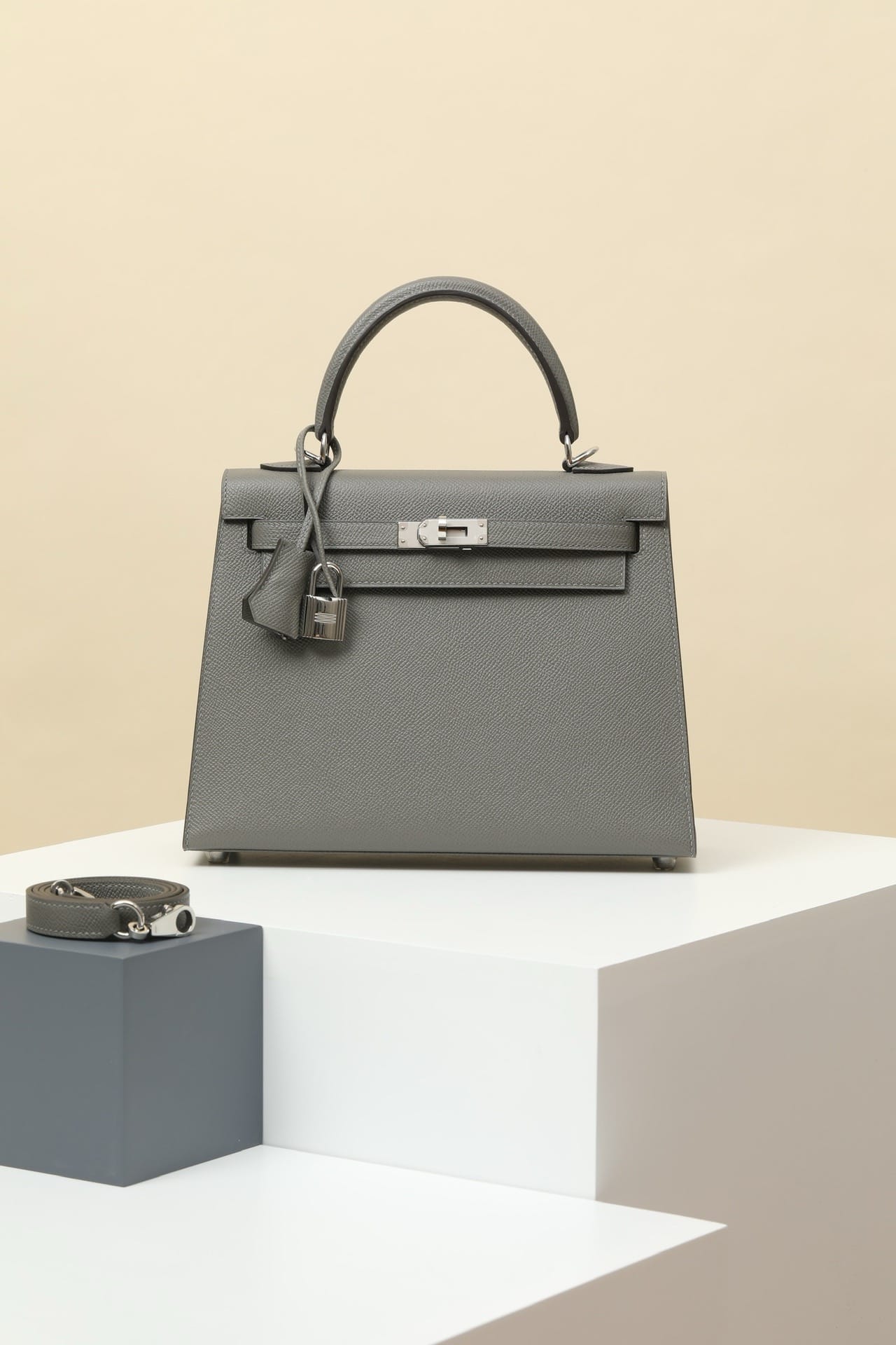 Kelly Hermes Epsom 0L silver