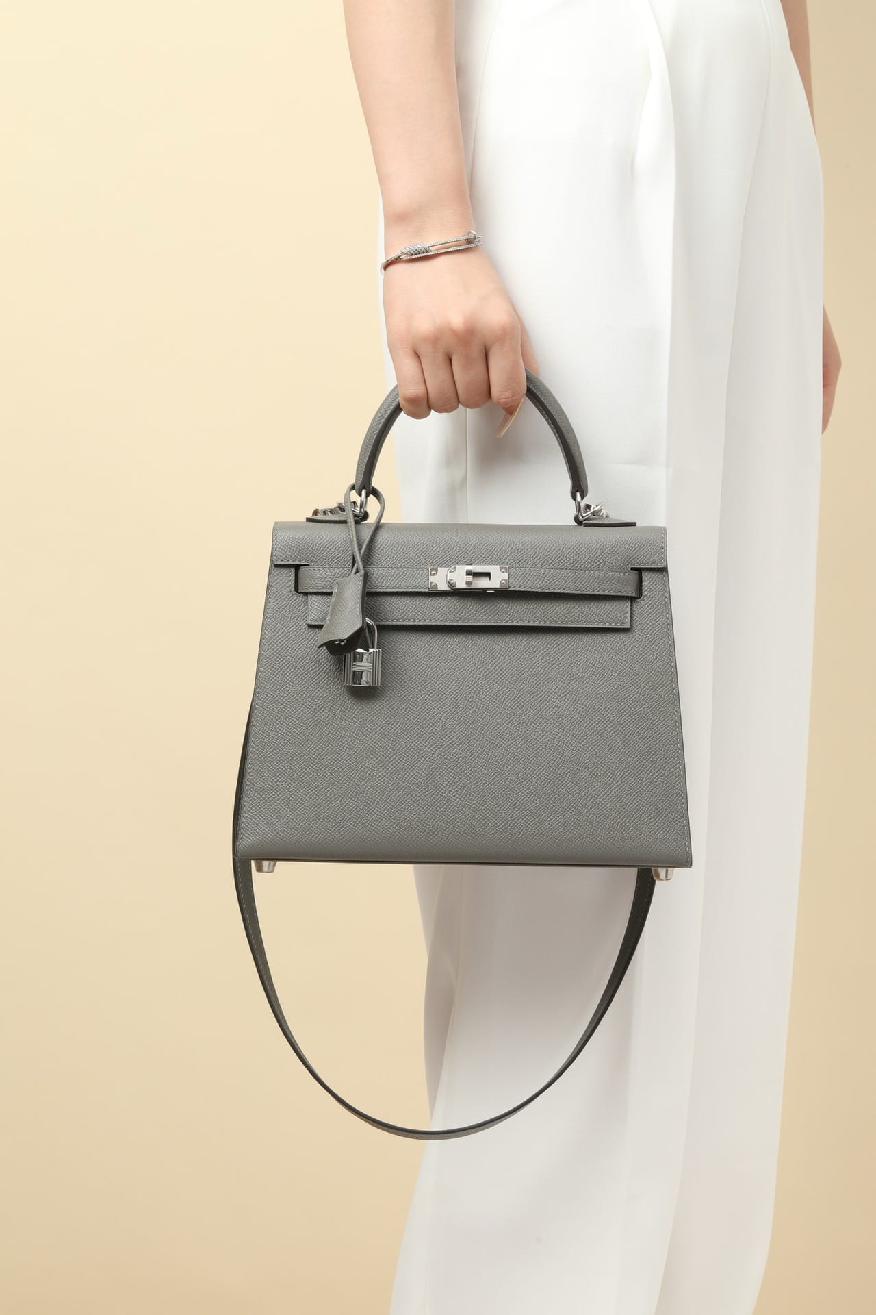 Kelly Hermes Epsom 0L silver