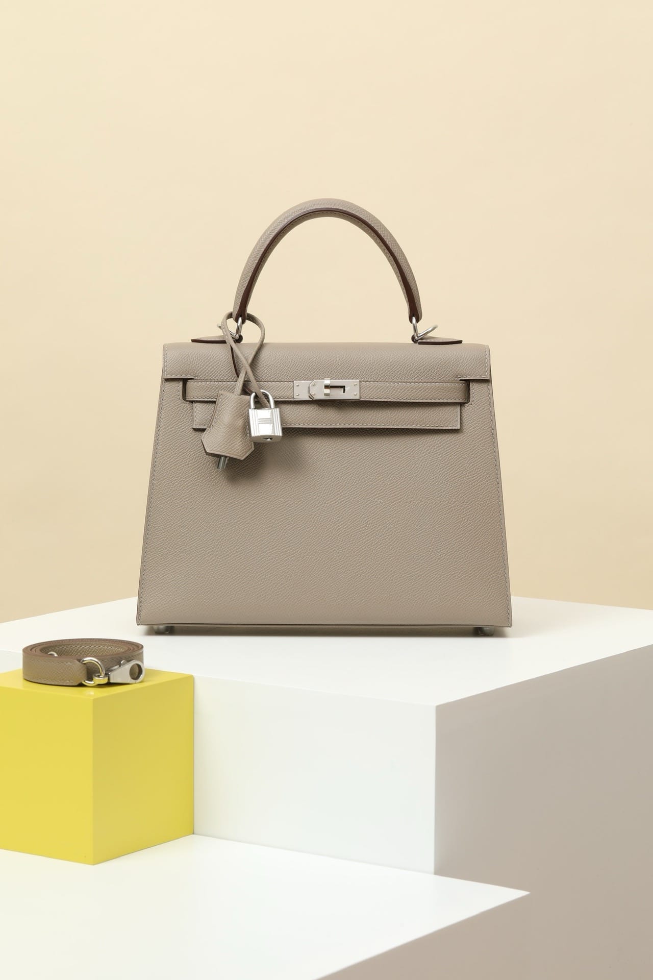 Kelly Hermes Epsom M8 silver