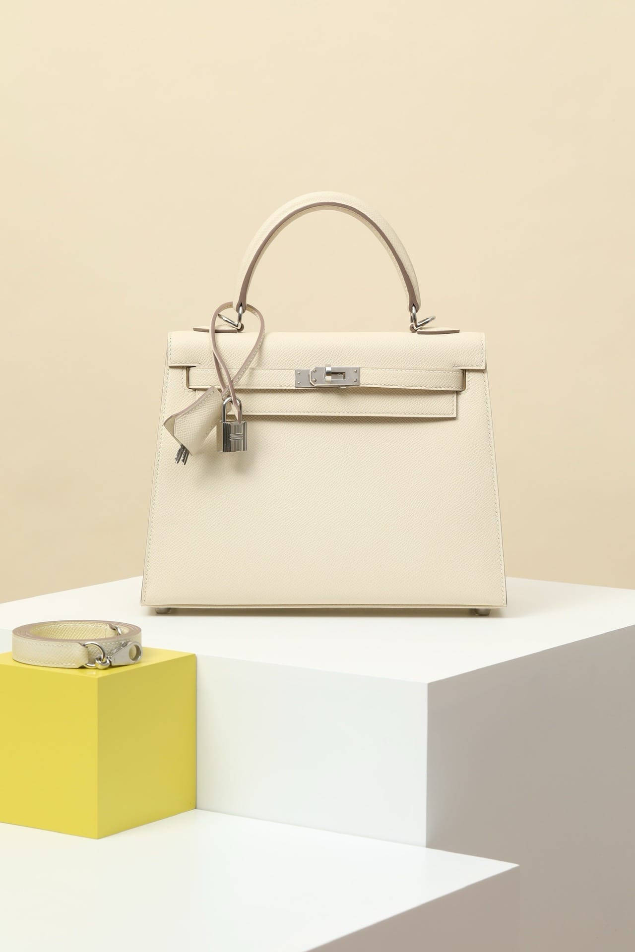 Kelly Hermes Epsom CC10 silver