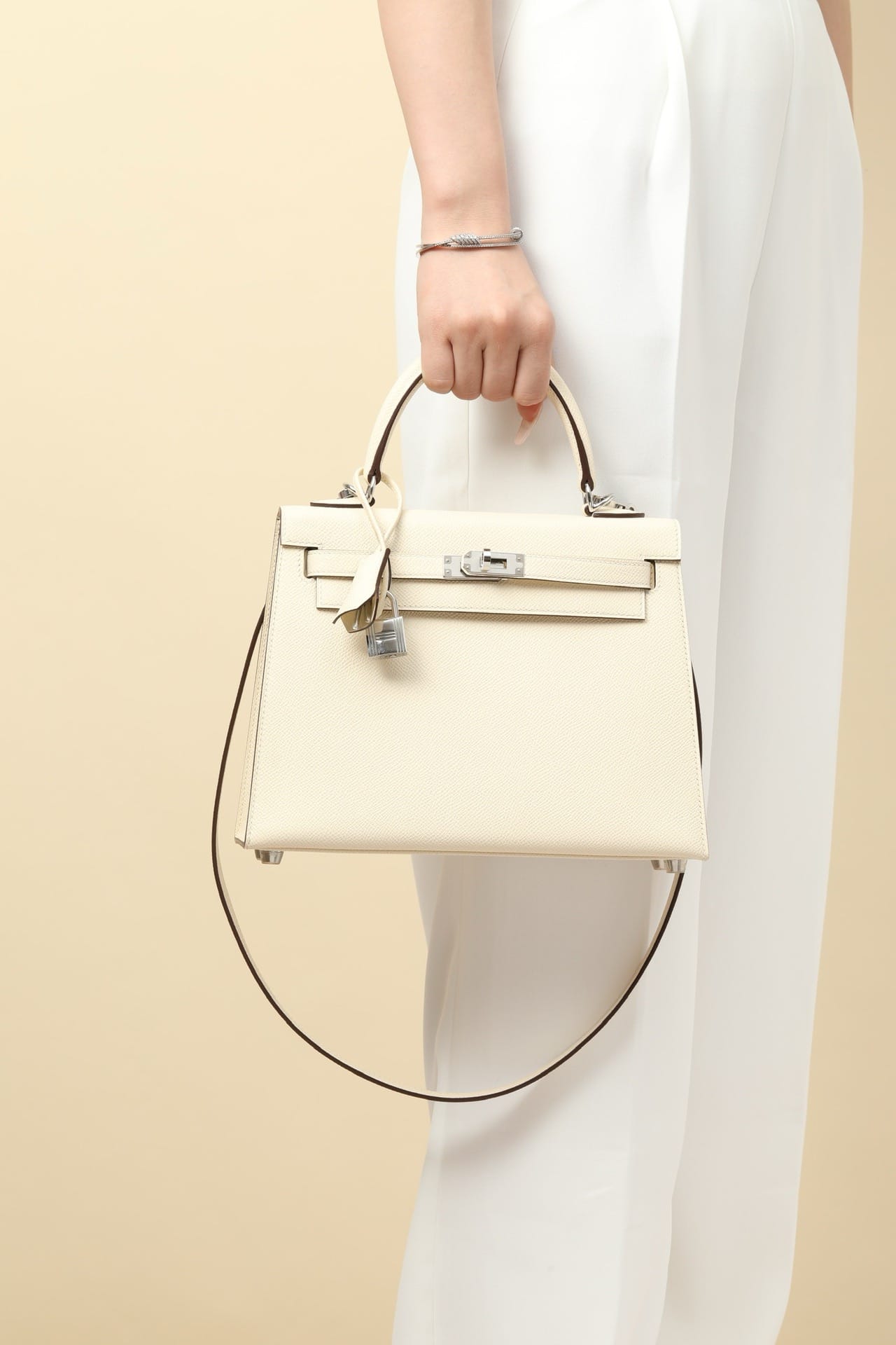 Kelly Hermes Epsom L2 silver