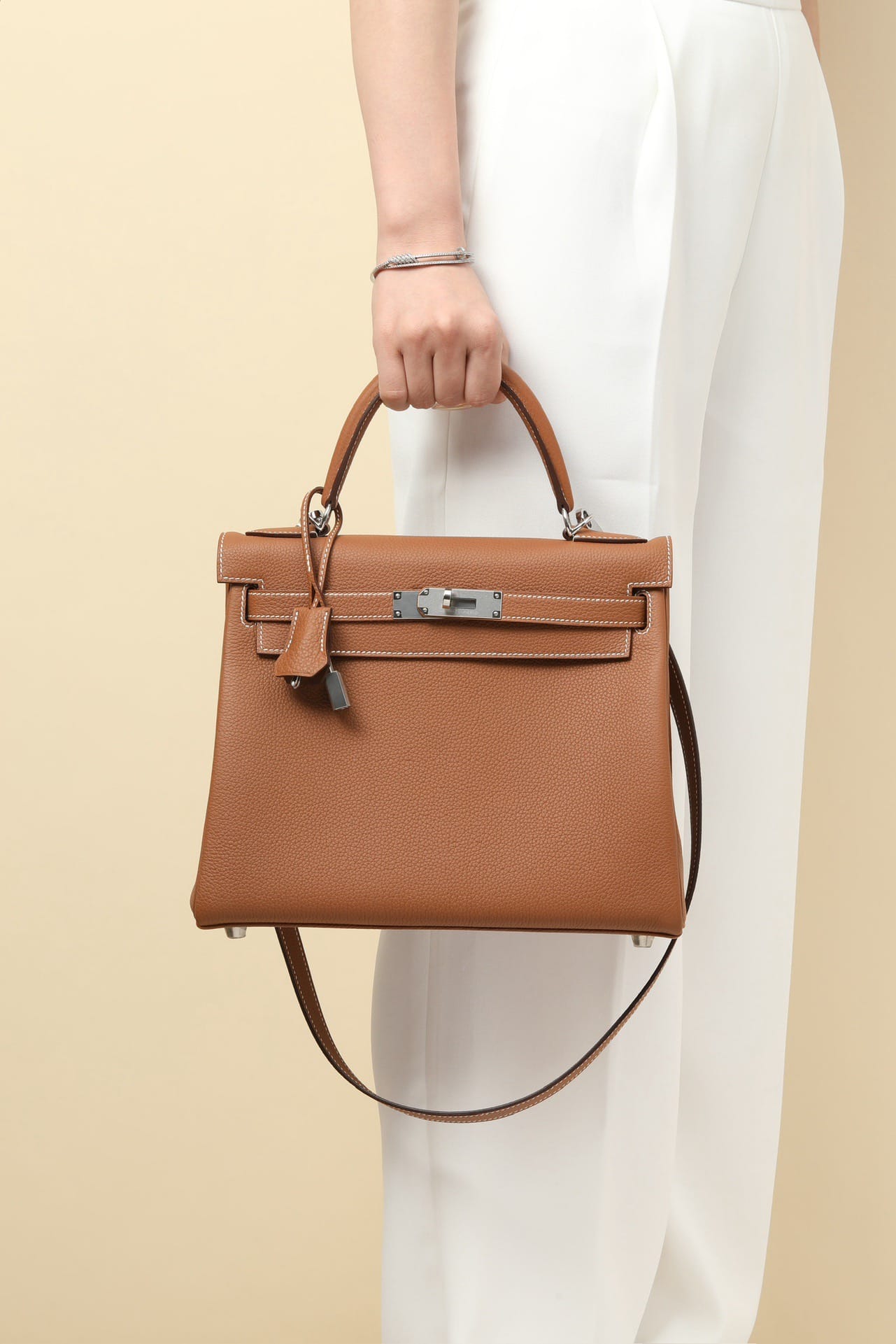 Kelly Hermes Togo CK37 silver