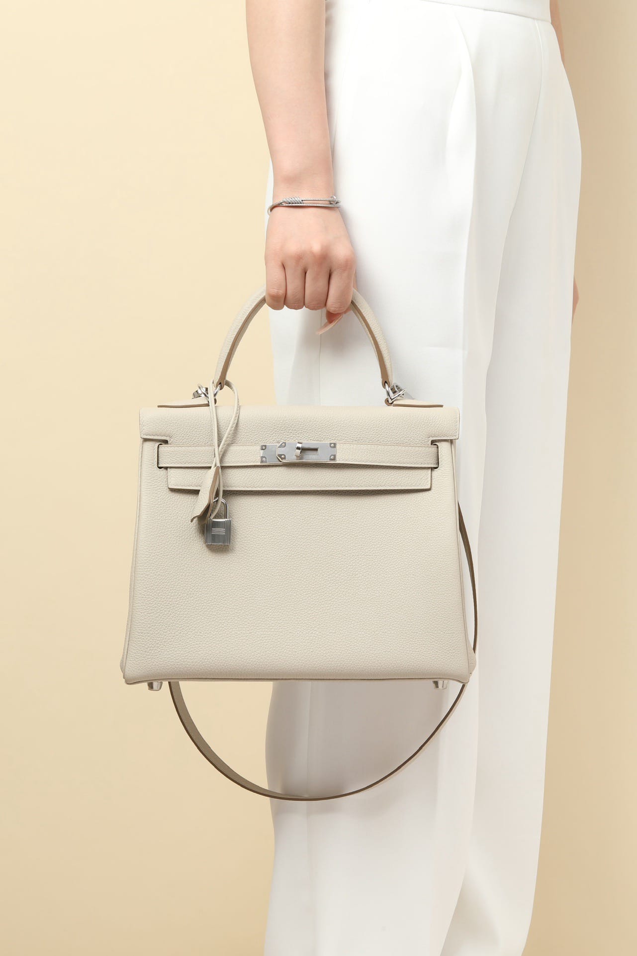 Kelly Hermes Togo 80 silver