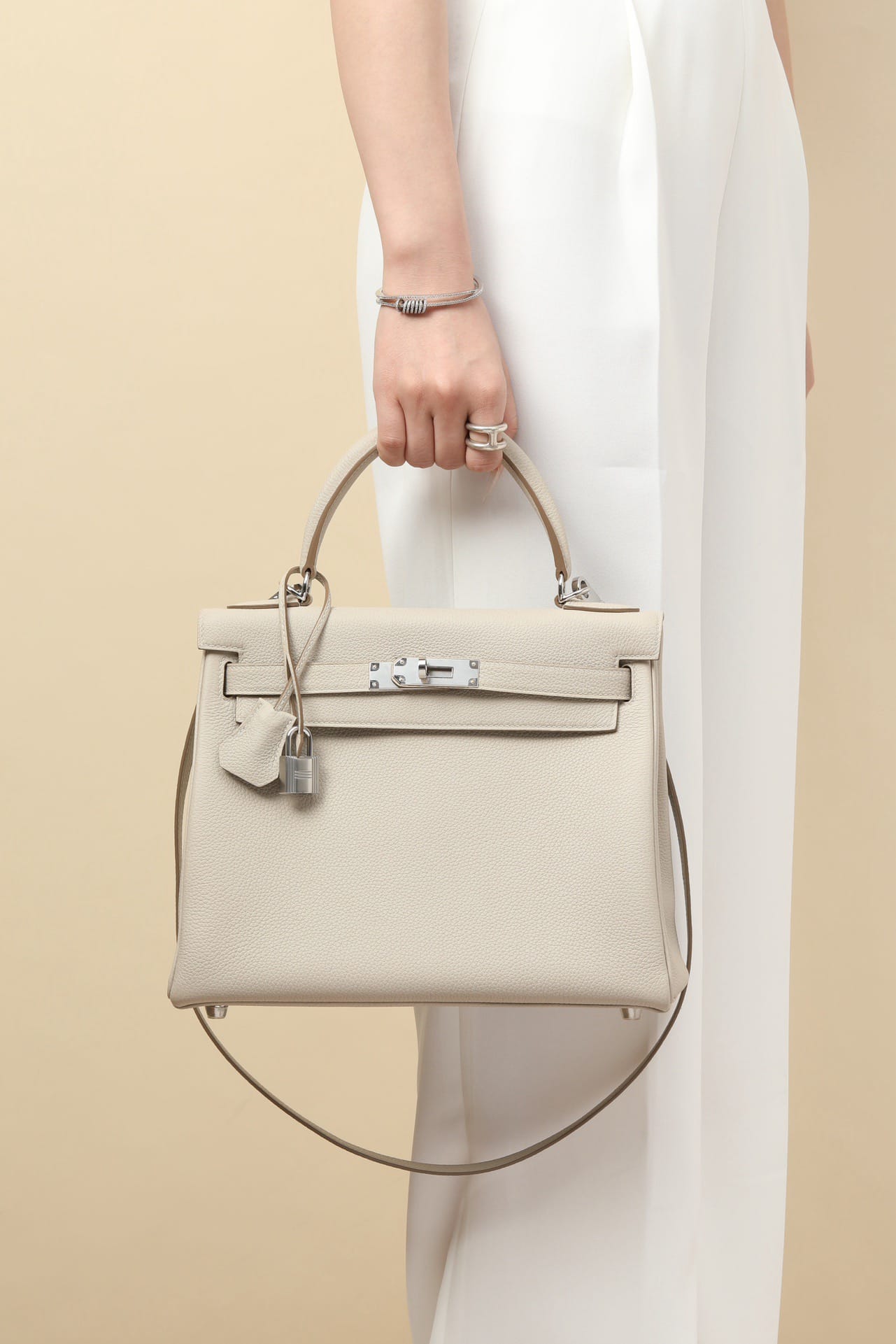 Kelly Hermes Togo 8L silver